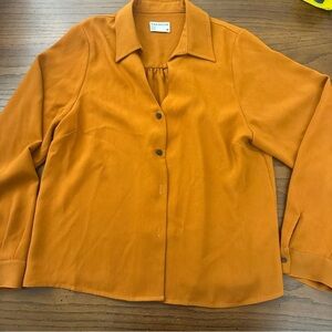 Frank and oak woman’s long sleeve button down blouse s